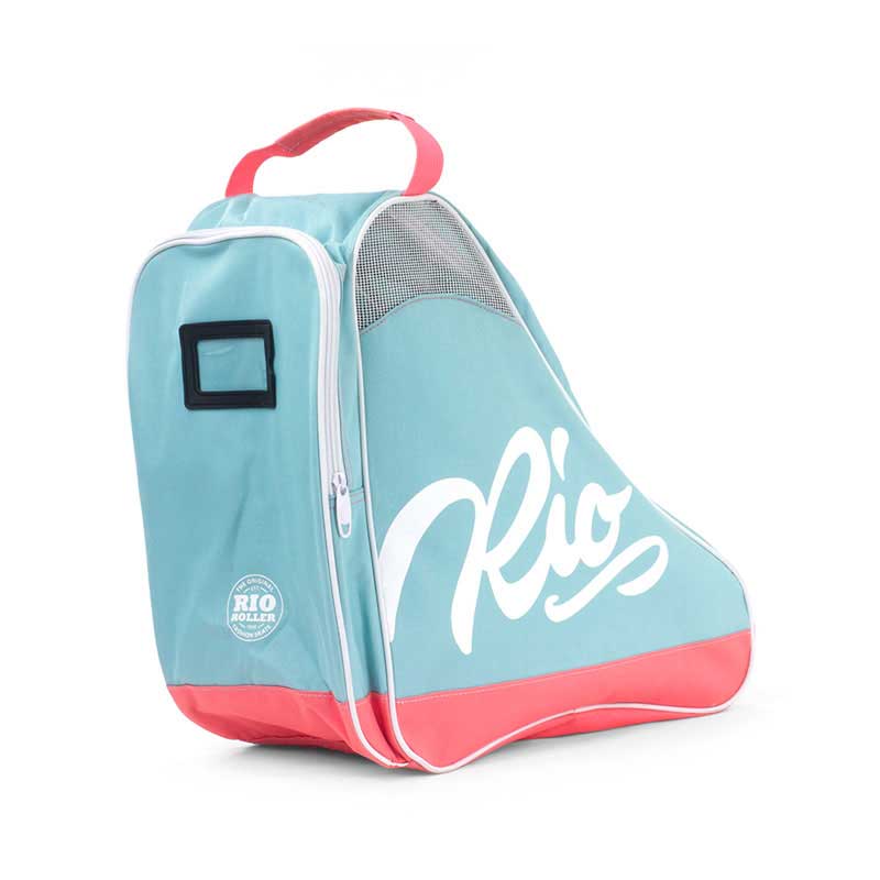 Rio Roller Skate Bag - Teal/Coral 3