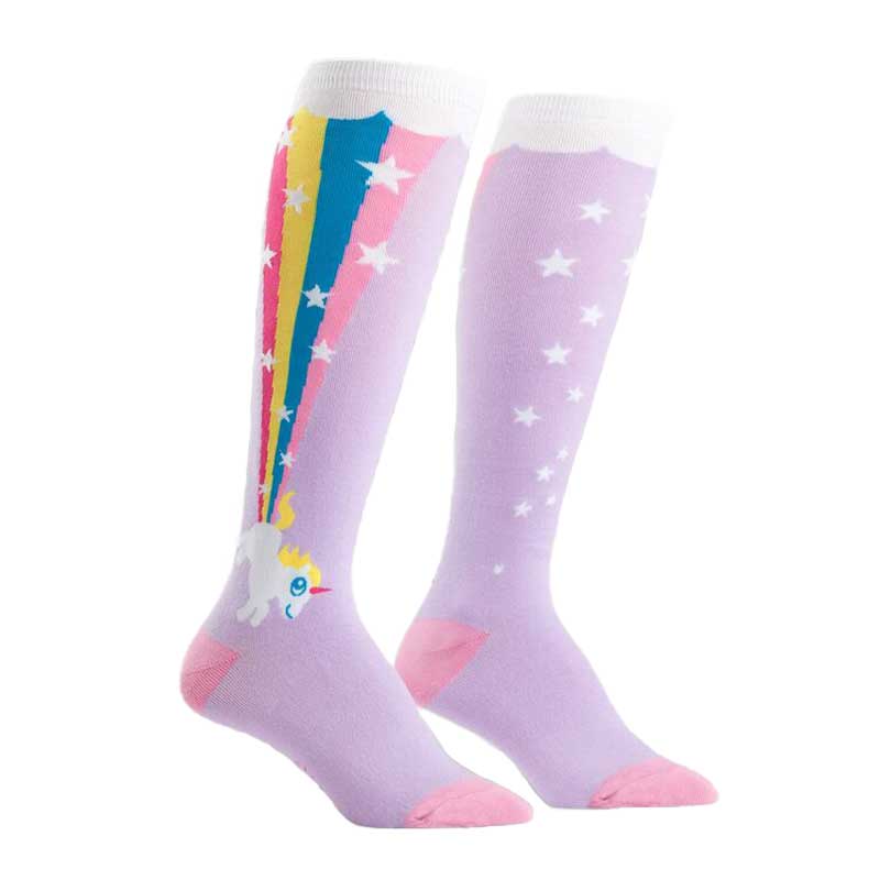 Rainbow Blast Unicorn Sock 1